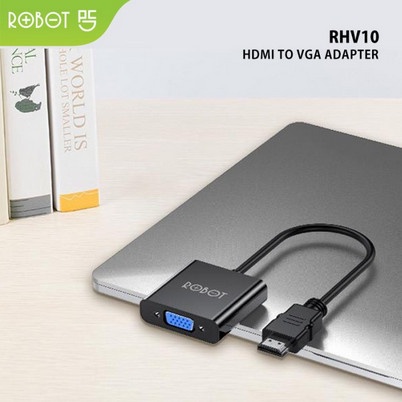 ROBOT RHV10 HDMI TO VGA Adapter Laptop/PC 1080P