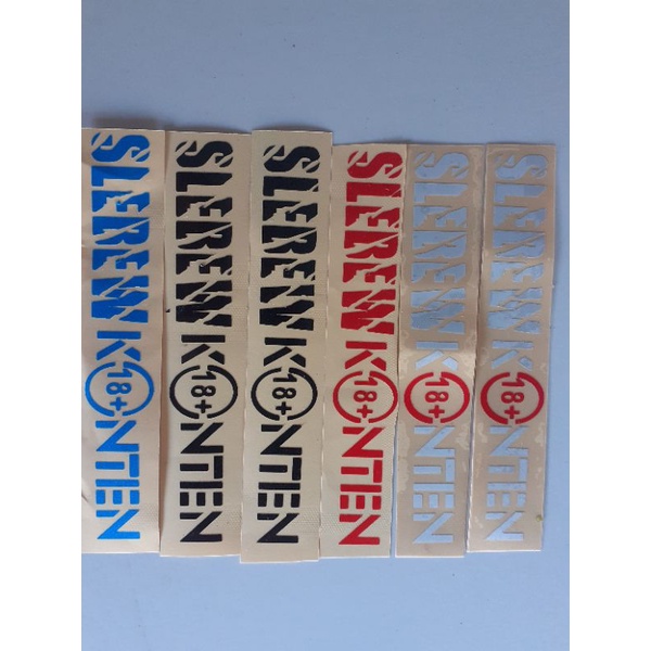 stiker motor sticker variasi slebew konten