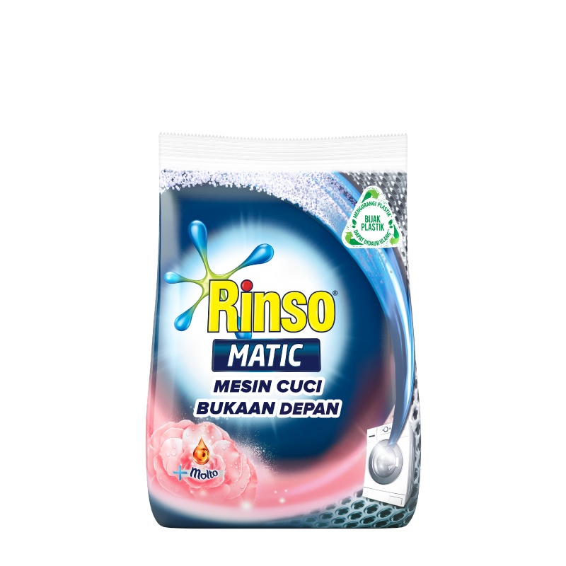 Promo Harga Rinso Detergent Matic Powder Front Load + Molto 2000 gr - Shopee