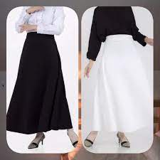 Rok Line A Scuba/ Line A Mayung/rok panjang wanita