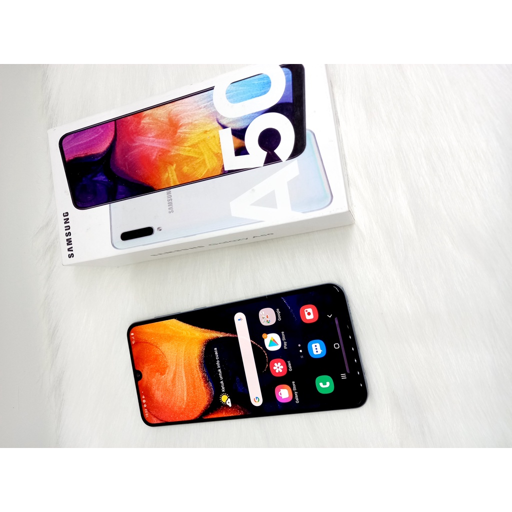 promo Samsung a50 versi ram 6 128gb dan ram 4 64gb hp second rom64gb termurah promo termurah terlaris seken second bekas-8