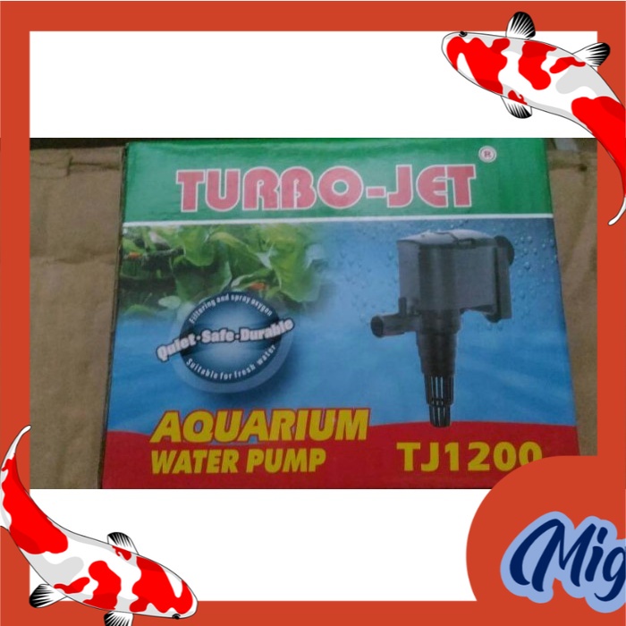 pompa celup water pump aquarium Turbo Jet Tj 1200