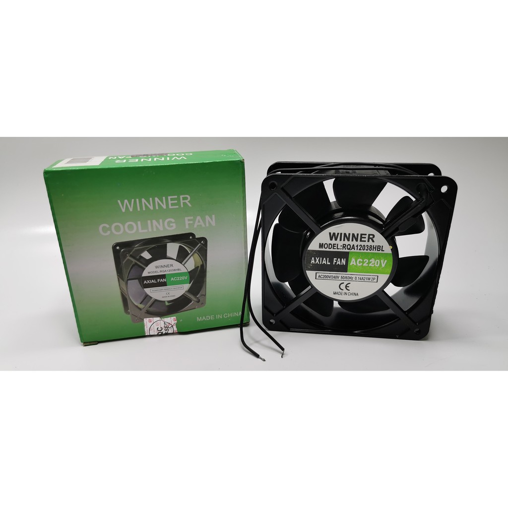 BEARING Cooling Fan AC 220V ukuran 12cm x 12cm x 3.8cm WINNER / kipas