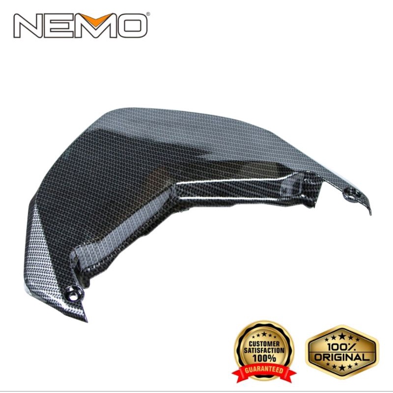 Ductail Nmax 2020 Nemo | NEMO Ductail Nmax carbon hitam glossy hitam doff