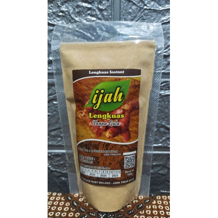 

Serbuk Lengkuas tanpa Gula