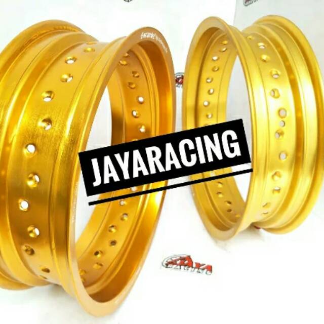 Velg Gold ring 14 Tapak lebar 425 350 mdl Tk depan belakang