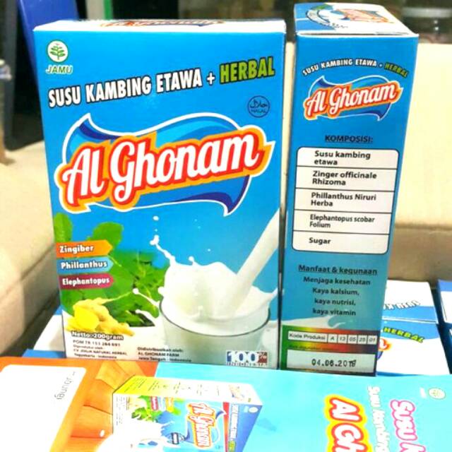 

Susu Kambing Etawa Al Ghonam - Susu Kambing Etawa + Herbal