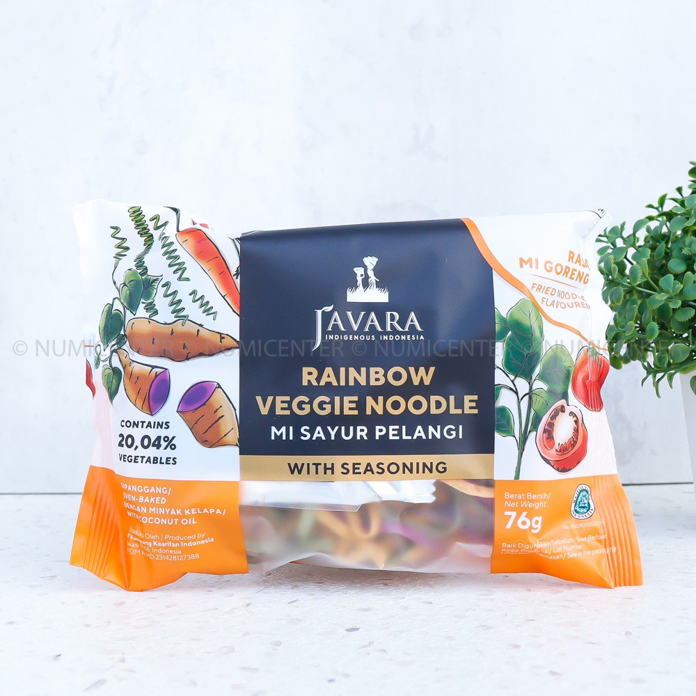 

76G MIE GORENG SAYUR PELANGI RAINBOW VEGGIE NOODLE - JAVARA