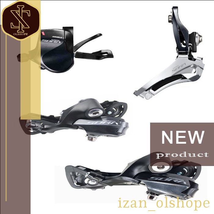 Mini Groupset Grupset Shimano SORA R3000 9 Speed