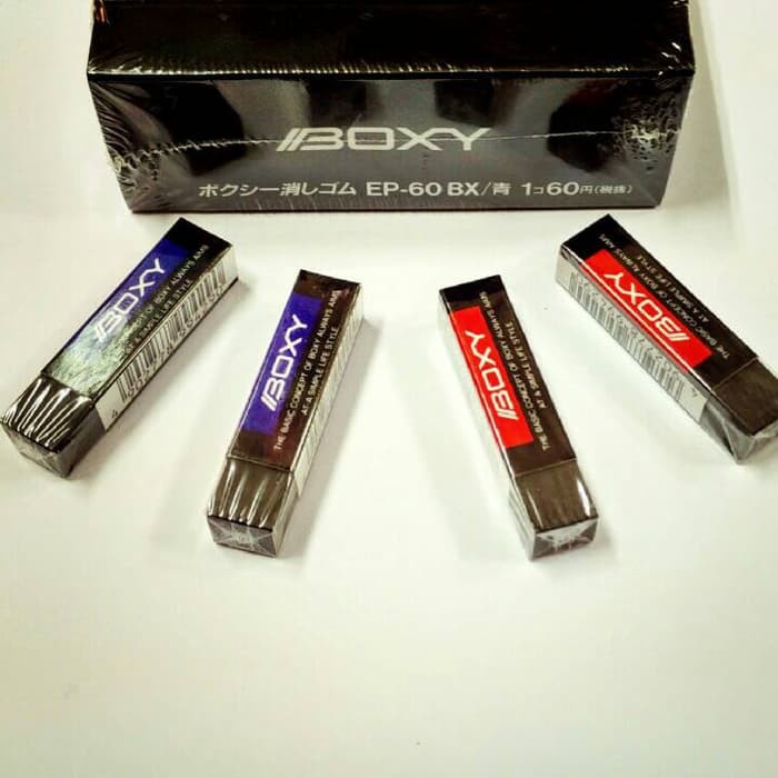 

Ready Stok Boxy JAPAN Penghapus Hitam Panjang EP 60BX Limited