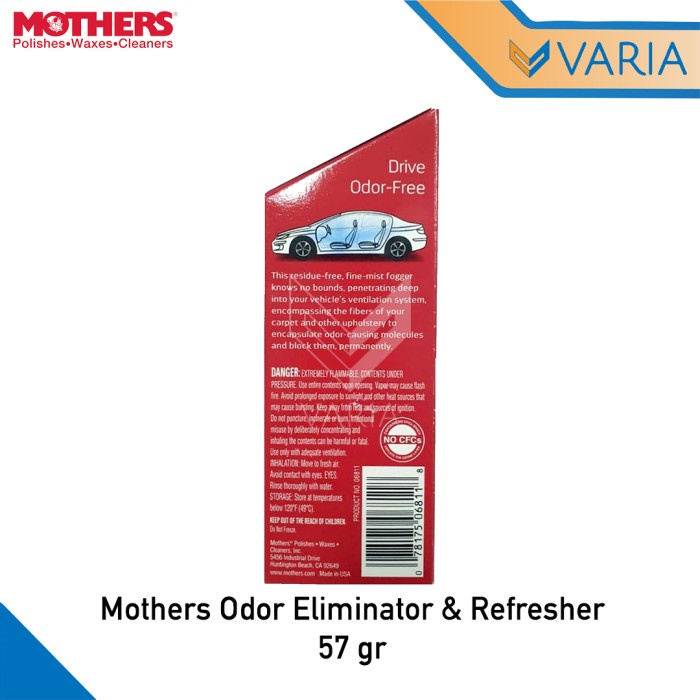 Mothers Odor Eliminator &amp; Refresher 57 gr New Car Scent Penghilang Bau