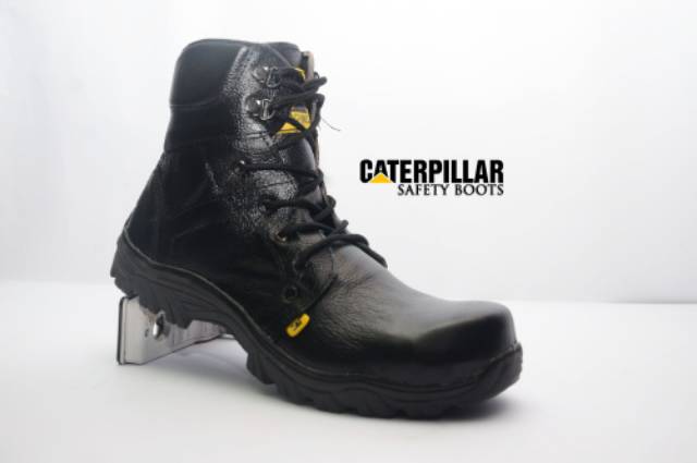 SEPATU BOOTS CATERPILLAR SAFETY KULIT KEREN TRACKING KERJA PROYEKAN PDL DINAS RESMI FORMAL