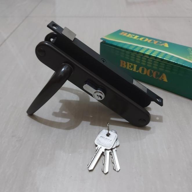 Handle Kunci Pintu Ekspanda Kawat Nyamuk Kasa Teralis Expanda Coklat