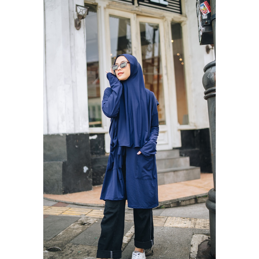 Hybrid Cardigan Hijab Instan