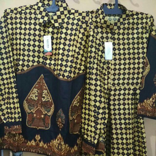 Baju Batik Couple Gamis Jumbo Murah Pasangan Modern Muslim | K016-43 Balqis Wg