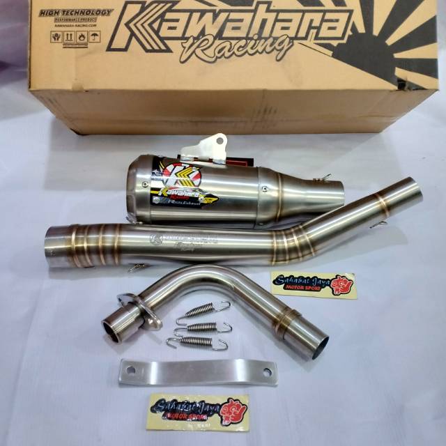 Knalpot Kawahara GT PRO Jupiter z Vega R 200cc Road Race Original Kawahara Racing