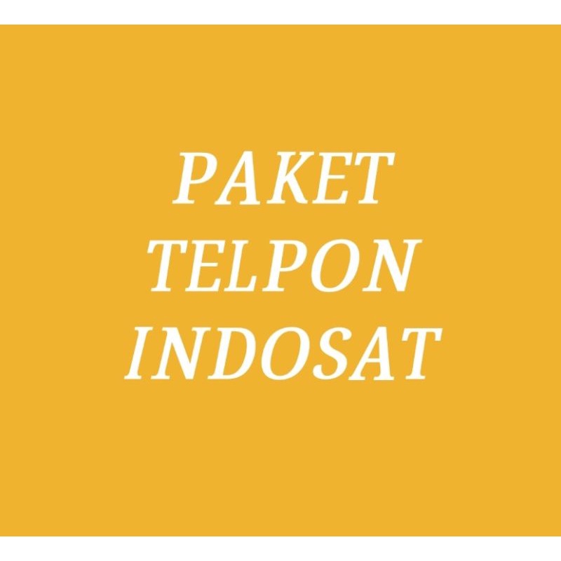 Paket Telpon IM3 Indosat 1 Bulan