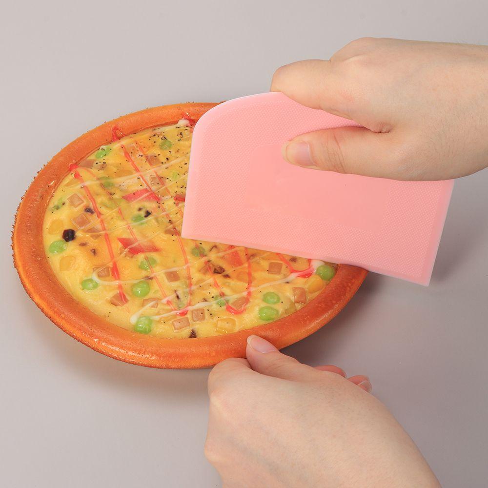 TOP Dough Scraper Cutter Gadget Tepi Halus Baking Pastry Tools