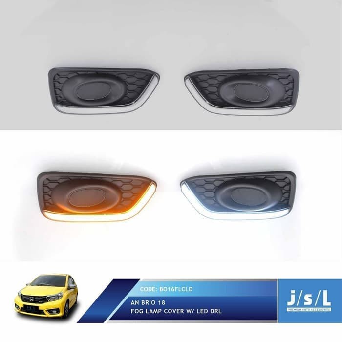 LED DRL All New Brio 2018 Fog Lamp Cover DRL with Sein kikim vrs