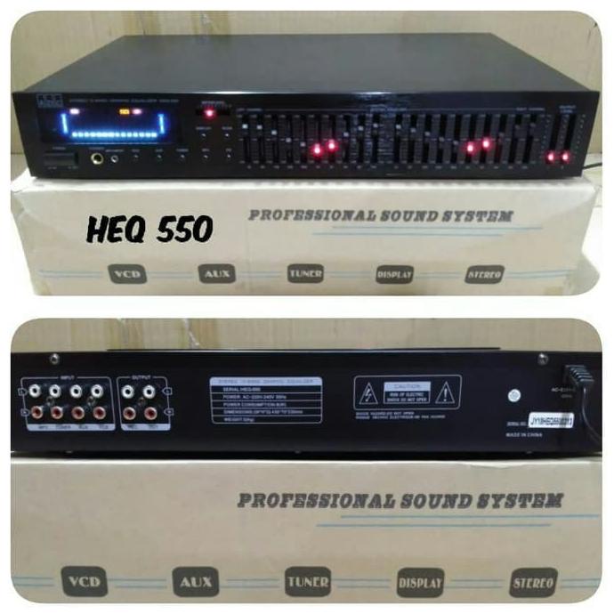 Equalizer Karaoke Adc Heq 550 Stereo Professional Termurah