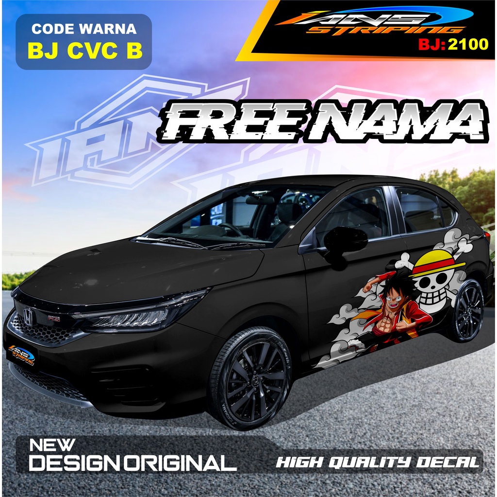 VARIASI STIKER MOBIL HONDA CITY / VARIASI STICKER MOBIL HONDA BRIO / STIKER MOBIL JAZZ / DECAL STIKER MOBIL AVANZA AYLA