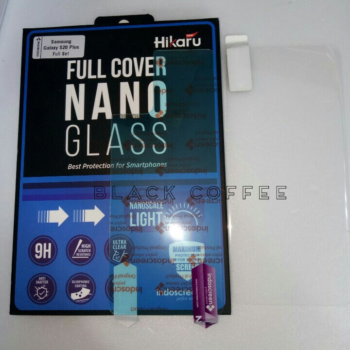 Tempered glass full UV samsung S20 plus 2020 nano liquid glass hikaru