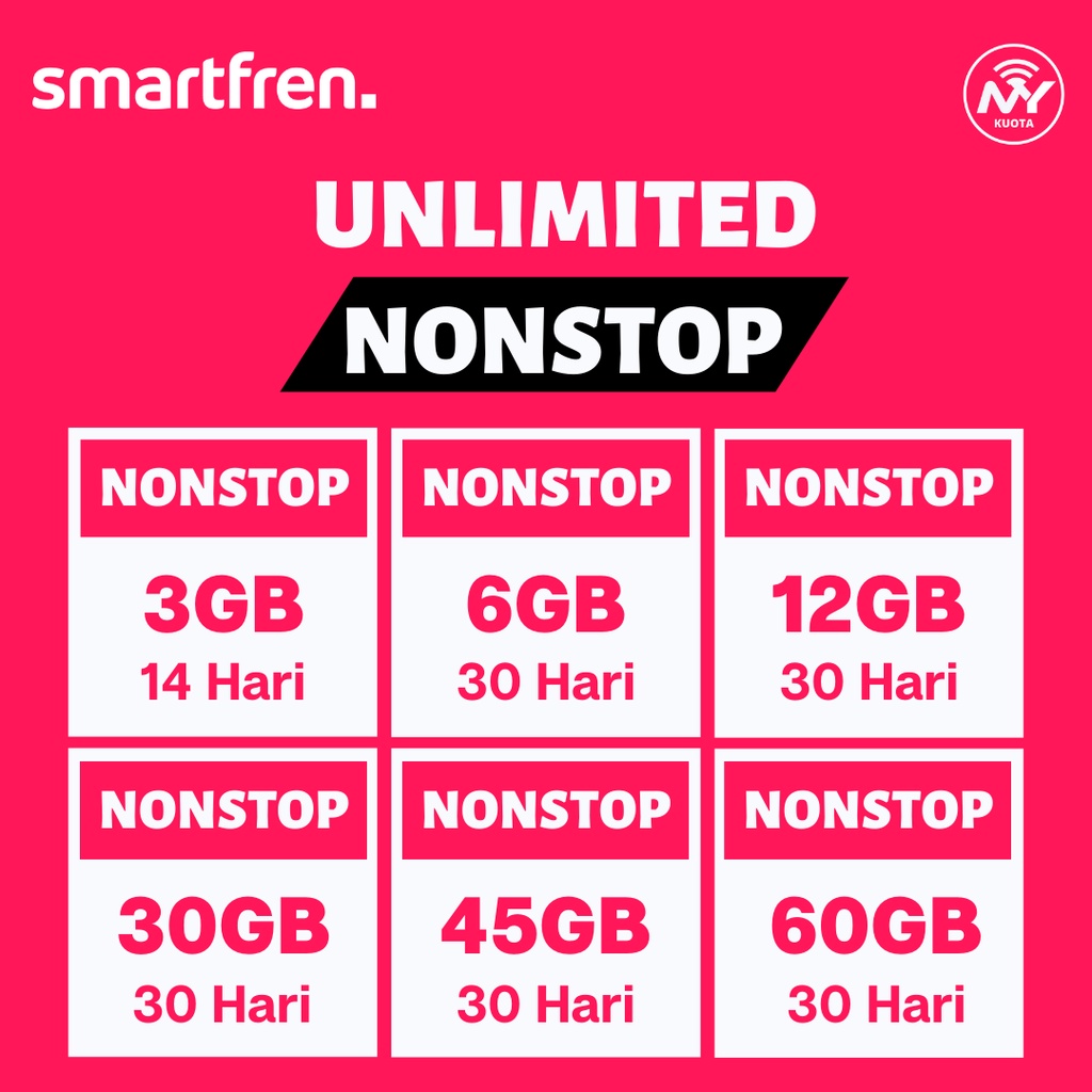 Paket Internet Smartfren Data Unlimited Nonstop