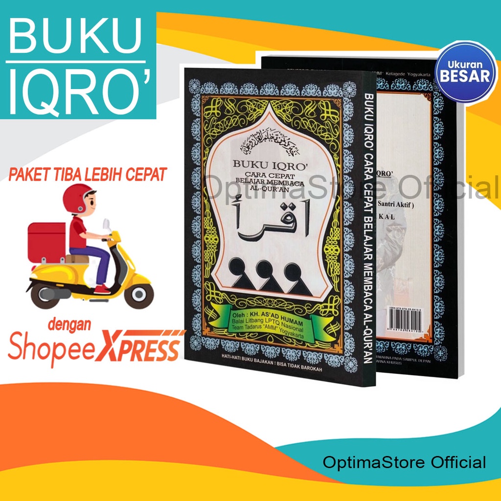 BUKU IQRO' JILID 1 SAMPAI 6