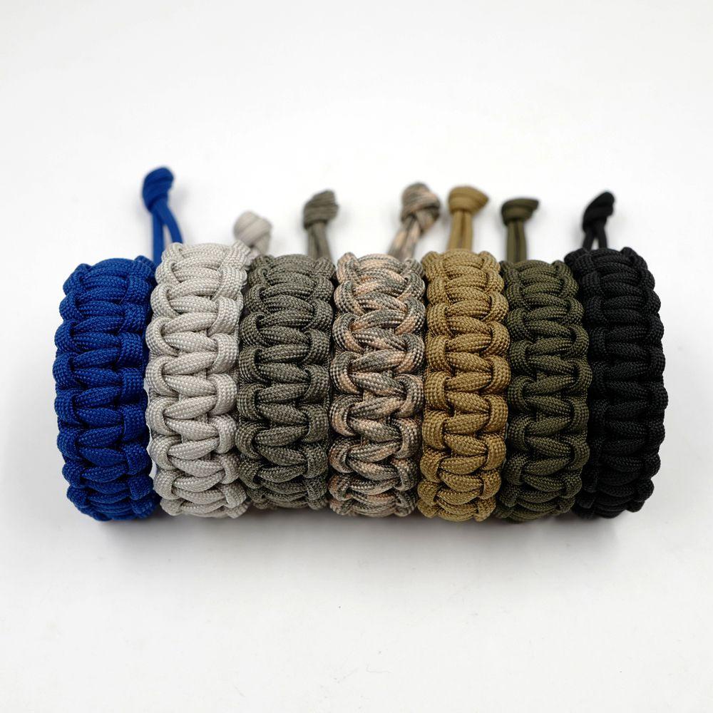 Suyo 1PC Survival Emergency Gelang Kualitas Tinggi Tenun Aksesoris Luar Ruangan Paracord Cord