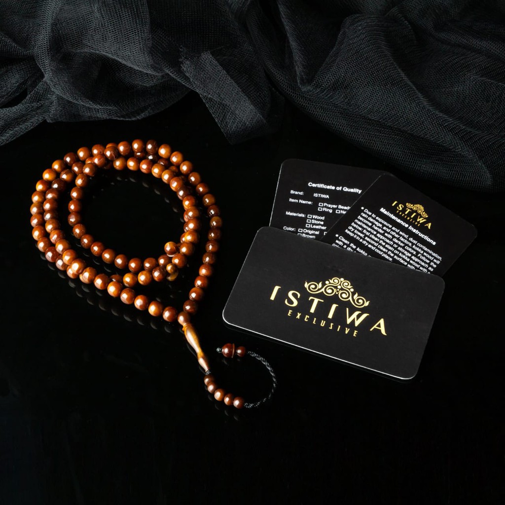 Diskon Paket 3 Box Tasbih Kokka Original " MERK ISTIWA" Uk 7,5mm Bersetifikat