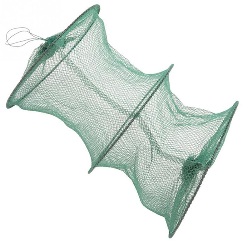 Jaring Pancing Ikan Udang Shrimp Fishing Net Cage Foldable 2 Layers - SCZ620 - Green