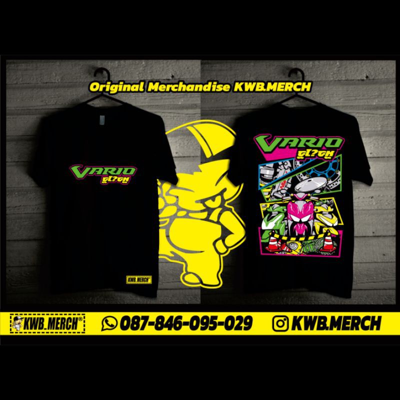 Baju vario click tshirt click vario ukuran M L XL XXL