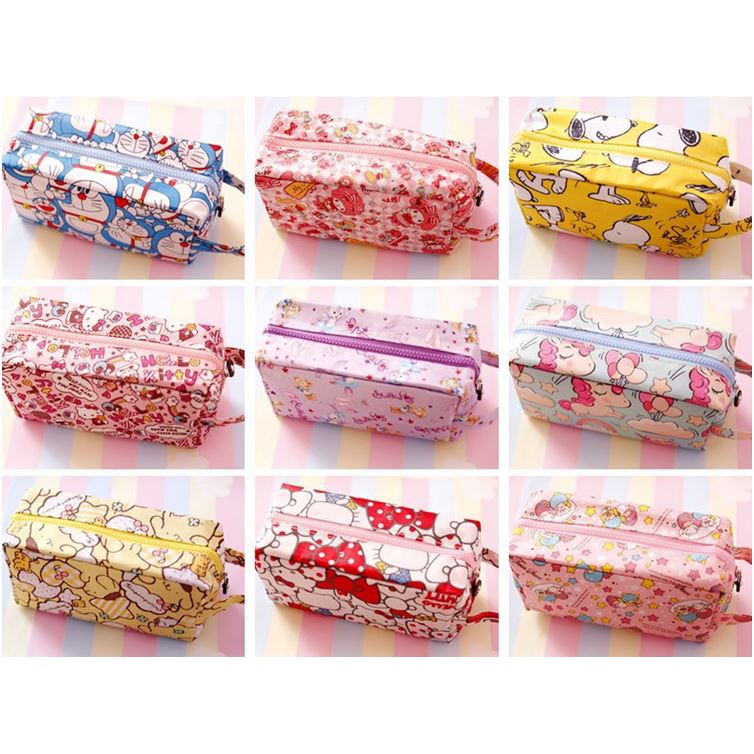

Tempat Pensil Disney Sanrio Snoopy Kitty Melody Cinnamonroll Tsum