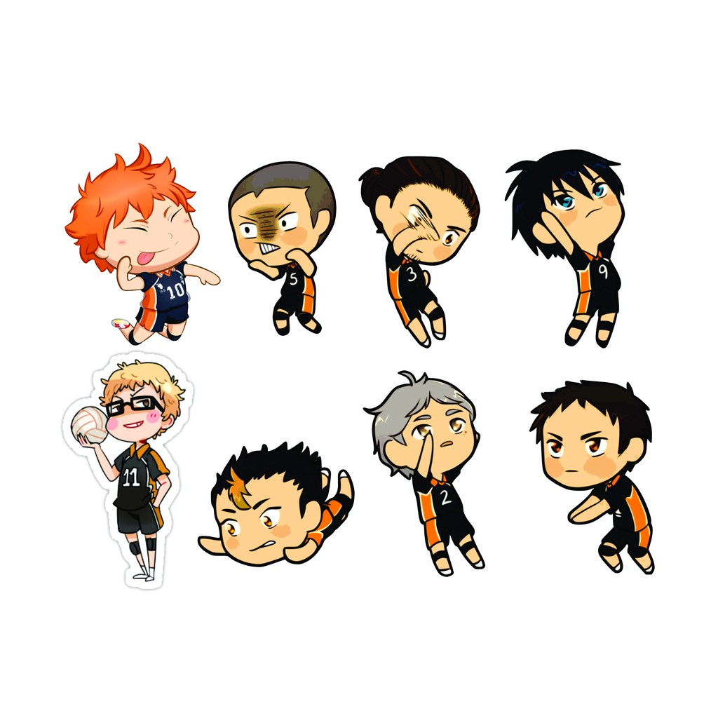 

stiker anime /haikyuu /stiker laptop /stiker / chibi