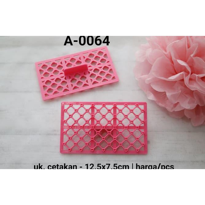 A-0064 Embosser Fondant Stamp Motif Fondant Cake Cupcake Cookie Mold