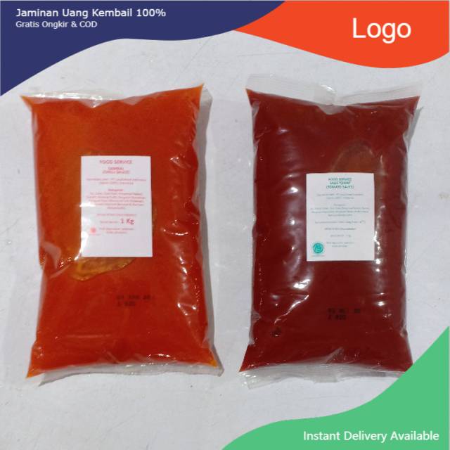 DELMONTE saus sambal & tomat 1kg [kemasan refill] LASALLE FOOD