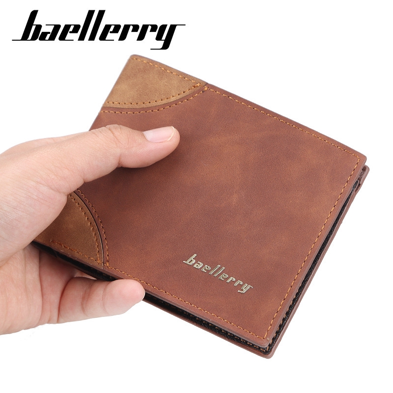 BAELLERRY DR035 Dompet Lipat Kulit Pria WK-SBY