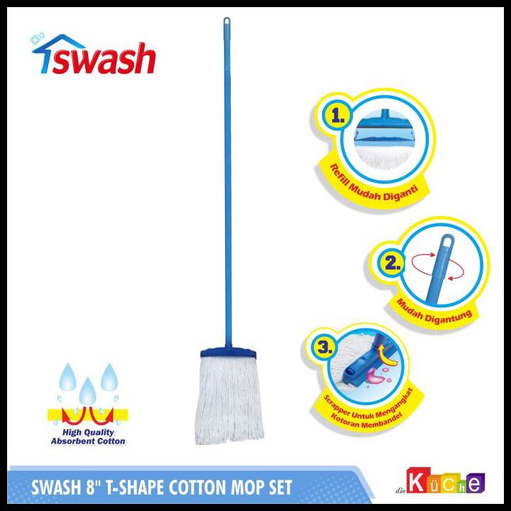 Jual Swash T Shape W Steel Covered Handle Alat Pel Dengan Gagang Besi Shopee Indonesia