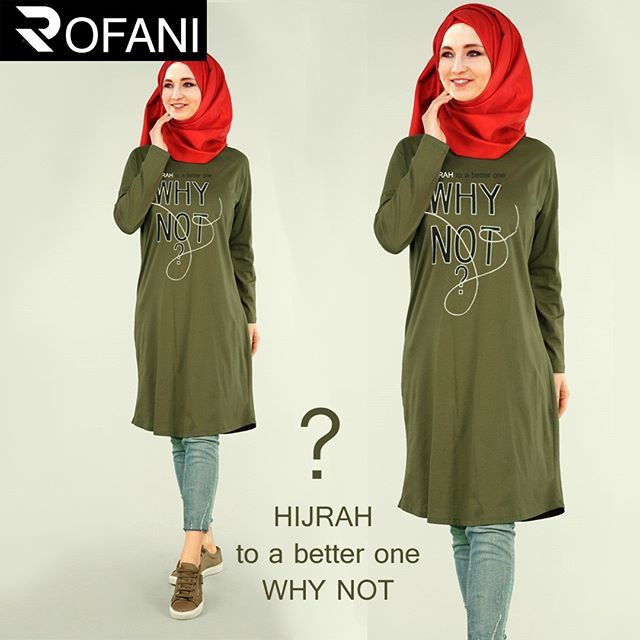 tunik rofani muslim size XXL