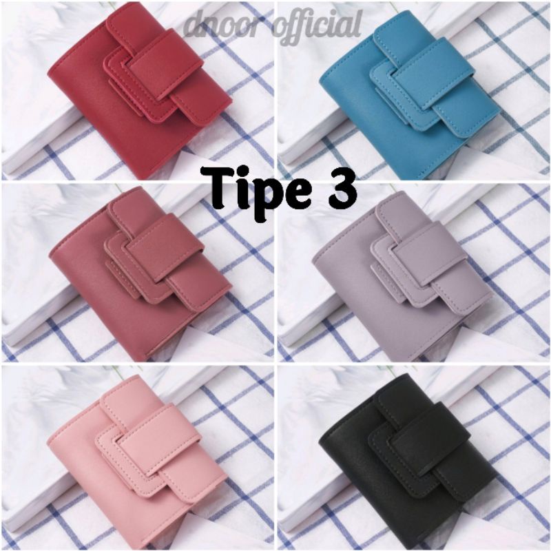 Dompet Mini Dompet Lipat Kecil Wanita Imut Modis Series Impor