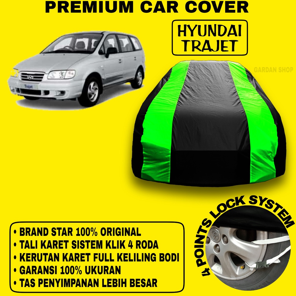 Body Cover HYUNDAI TRAJET Sarung Strip HIJAU Penutup Pelindung Bodi Mobil Hyundai Trajet PREMIUM