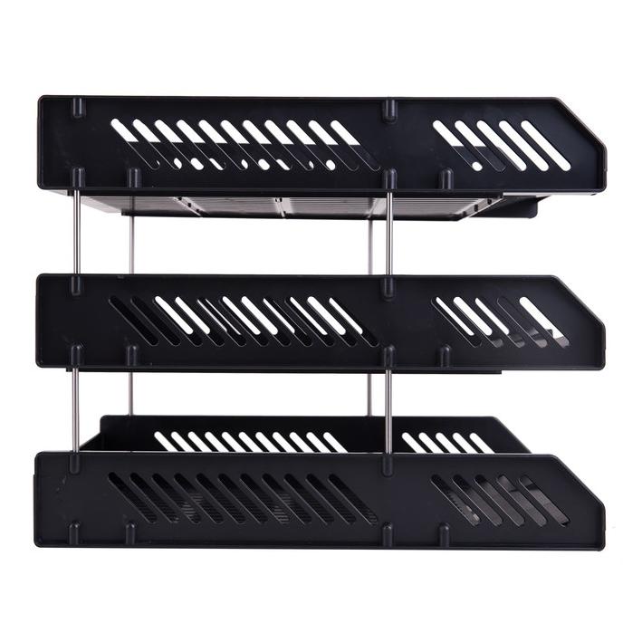 

Deli File Tray Rak Penyimpan File 2&3Tingkat Bahan Plastik E9208 E9209