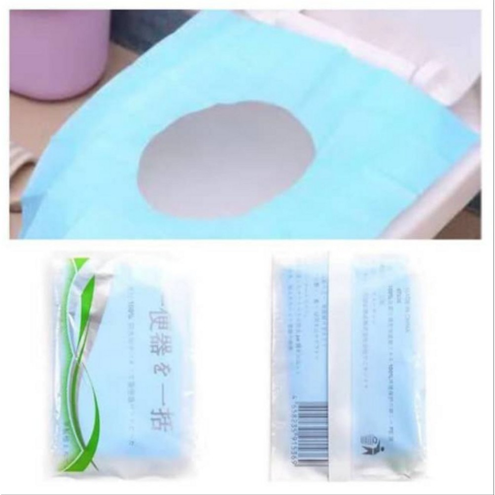 Alas Duduk Closet Toilet Umum -  Tatak WC Kloset - Travel Toilet Seat Cover Disposable