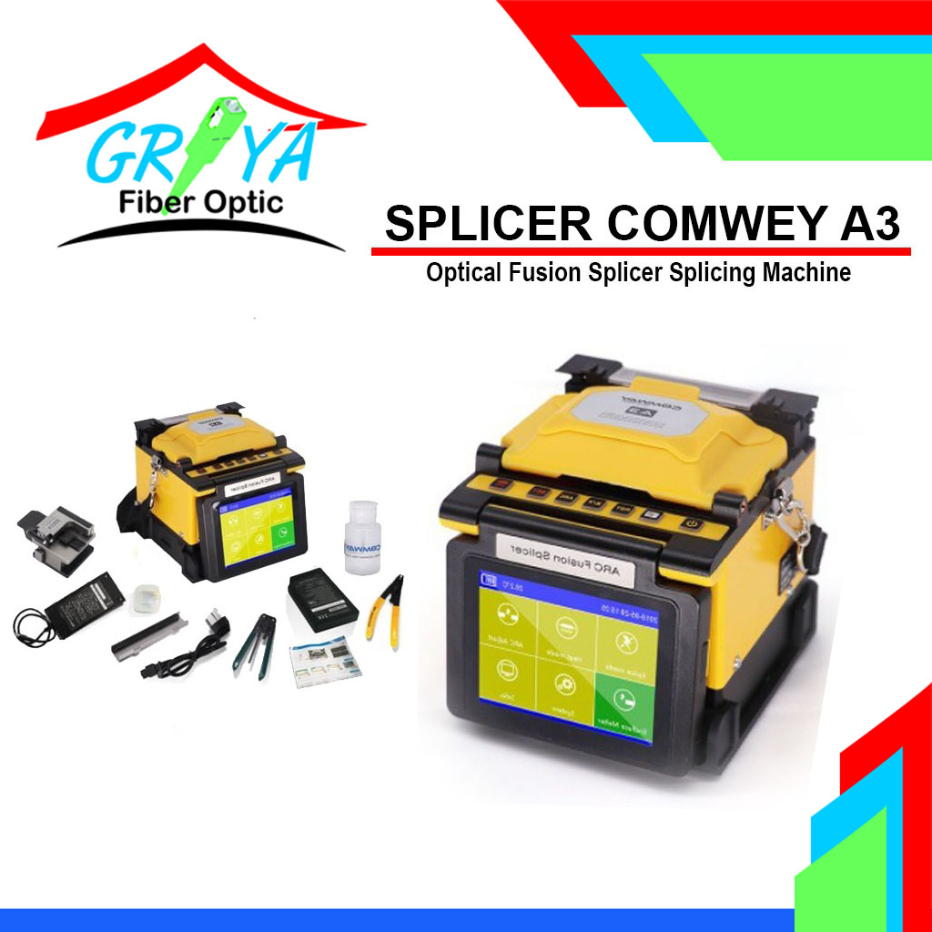 Splicer Comway A3/Fusion Splicer Comway A3/Alat Sambung Fiber Optik FTTH