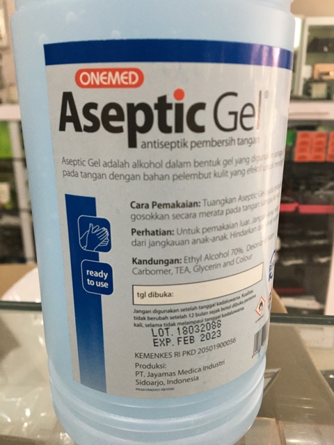 Onemed Aseptic Gel Hand Sanitizer 1000ml