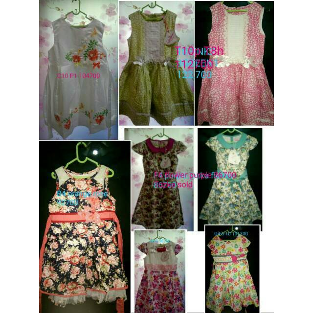 ESTRELLA Baju anak perempuan baby doll branded x matahari sogo star pasar raya