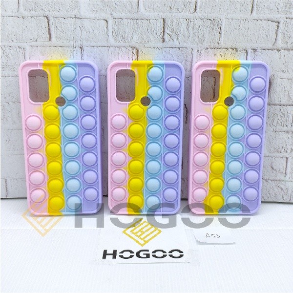 SILICONE CASE POP IT OPPO A33 A53 2020 CASE PENGHILANG STRESS PUSH IT