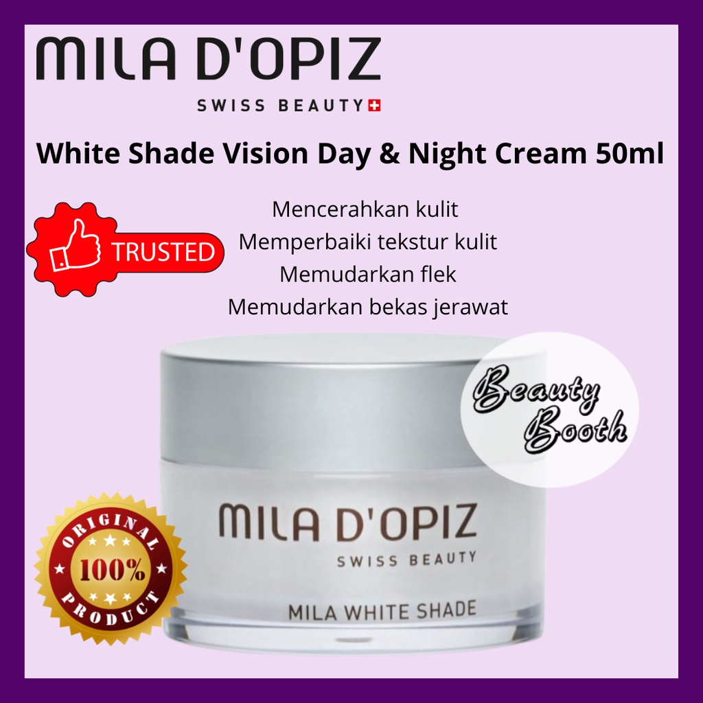 MILA D'OPIZ Mila White Shade Vision Day &amp; Night Cream 50ml / MILADOPIZ WHITE SHADE DAY&amp;NIGHT