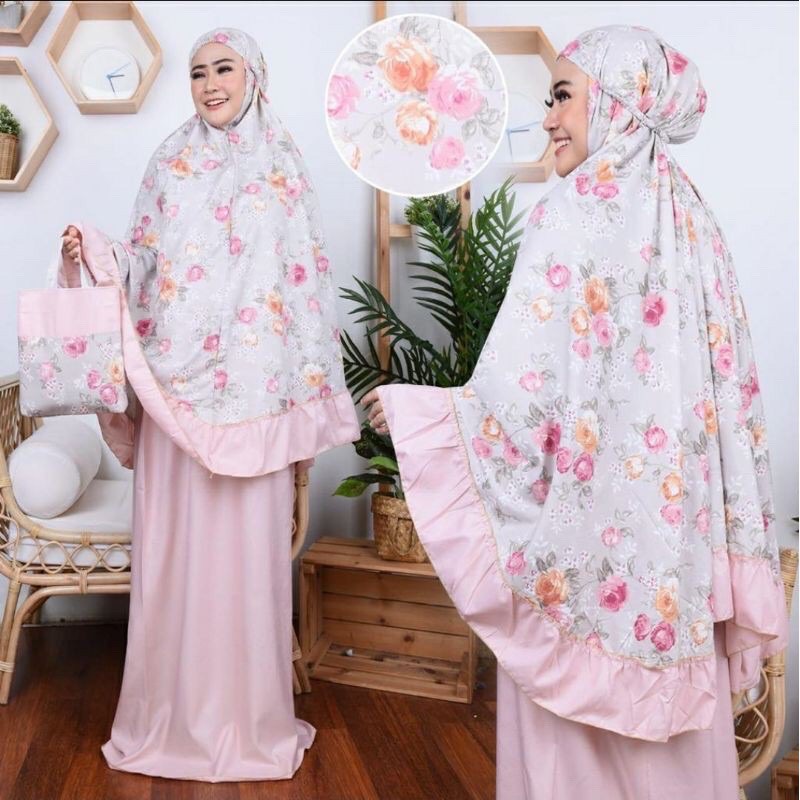 Mukena Bahan Katun Jepang