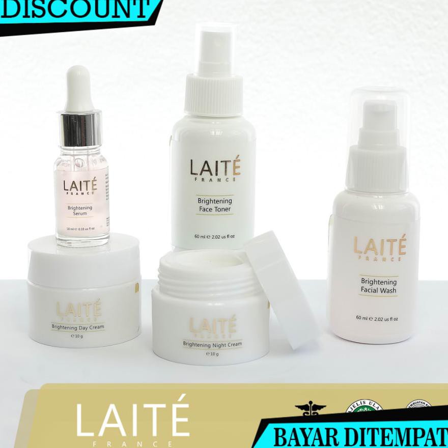 (BAYAR DITEMPAT) LAITE DELUXE PAKET GLOWING/BRIGHTENING/WHITENING SERIES / SKINCARE DOKTER /